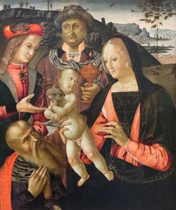 Aanbidding van de wijzen door Bernardino di Mariotto
