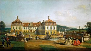 Het keizerlijke Lustslot Schlosshof, Ehrenhofzijde