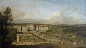 Schönbrunn Paleis en tuinen, 1759-61 door Bernardo Bellotto