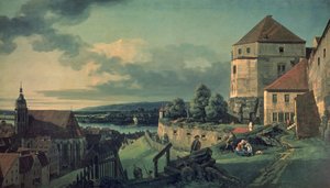 Uitzicht vanaf het kasteel (Uitzicht op Pirna)