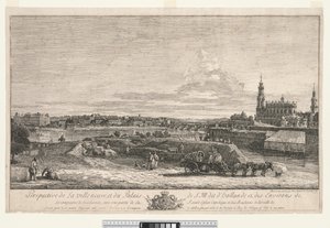 Uitzicht op Dresden, 1748