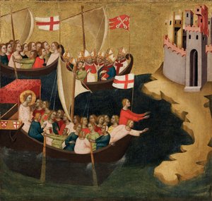 Aankomst van Sint-Ursula in Keulen