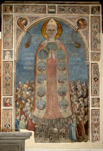 Madonna della Misericordia door Bernardo Daddi (1290-1350) door Bernardo Daddi