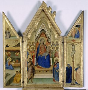Drieluik met Madonna en Kind