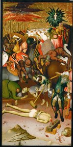 Vier scènes uit het martelaarschap van Sint Joris ... door Bernardo Martorell