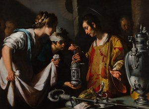  door Bernardo Strozzi