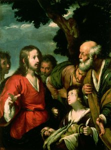 Het wonder van de broden en vissen, ca. 1630 door Bernardo Strozzi