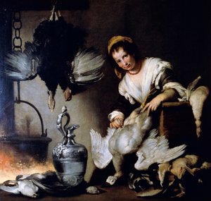 De kok, ca. 1625, door Bernardo Strozzi