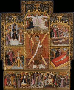 Altaarstuk van Sint Vincent door Bernat Martorell