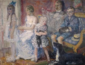 De familie Folkestad door Bernhard Dorotheus Folkestad