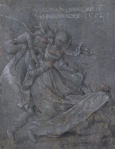 Paar geliefden met de Duivel en Cupido, 1503