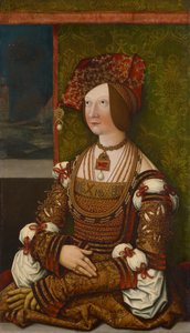 Portret van Bianca Maria Sforza 1472-1510