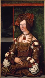 Portret van keizerin Bianca Maria (Blanche-Marie) Sforza
