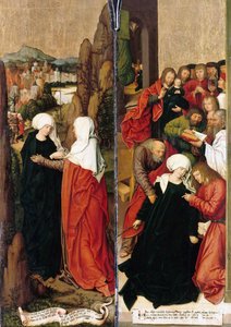 De vleugels van het Schussenried-altaar door Bernhard Strigel