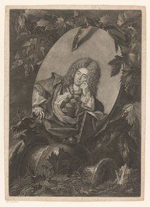 Portret van Christoph Ludwig Agricola door Bernhard Vogel