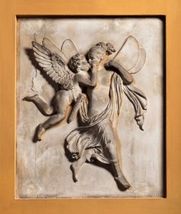 Cupido en Psyche door Bertel Thorvaldsen