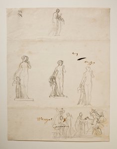 Parijs en de drie Godinnen. Venus en Cupido