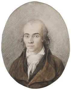 De dichter Ole Johan Samsøe door Bertel Thorvaldsen