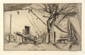 Een zonnig hoekje door Bertha E. Jaques