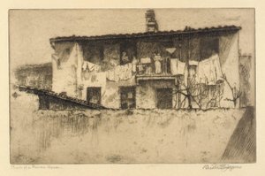 Achterzijde van een Romeins huis door Bertha E. Jaques