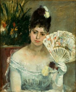 Op het bal door Berthe Morisot