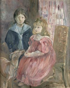 Dubbelportret van Charley en Jeannie Thomas, kinderen van de neef van de kunstenaar, Gabriel Thomas, 1894