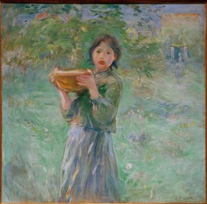 De melkkan door Berthe Morisot