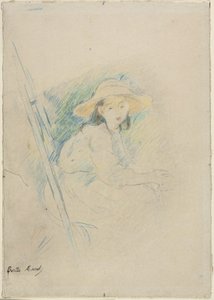 Zittend meisje (Julie Manet)