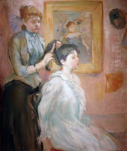 Het kapsel door Berthe Morisot