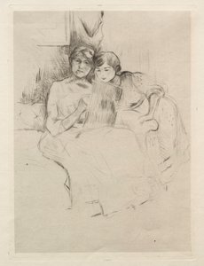De tekenles (Berthe Morisot tekent met haar dochter)