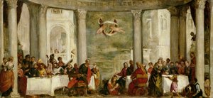 De Maaltijd in het Huis van Simon de Farizeeër, naar een schilderij van Veronese, 1860