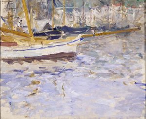De Haven van Nice, Winter 1881?-82 door Berthe Morisot