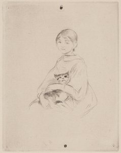 Jong Meisje met Kat (Julie Manet)