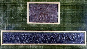De Triomf van Bacchus en de Afzetting van Christus door Bertoldo di Giovanni