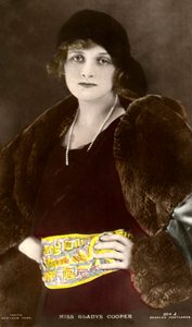 Gladys Cooper 1888-1971, Engelse actrice, begin 20e eeuw