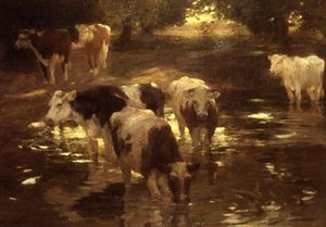 De waterplaats door Bertram Priestman