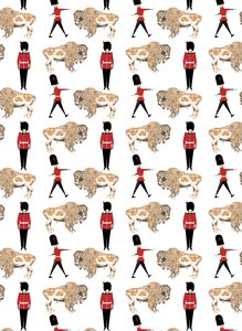 Buffalo Soldier, 2015 (illustratie, digitaal) door Beth Travers