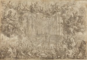 De Raad van Trente met Sint Thomas die de Ketters Verslaat