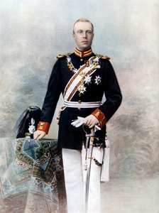 Hertog Hendrik van Mecklenburg, prins van Nederland, eind 19e-begin 20e eeuw door Bieber