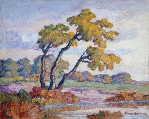 Kansas Landschap door Birger Sandzen