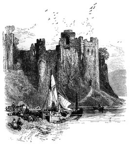 Pembroke Castle, 1930s door Birket Foster