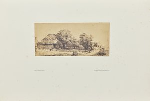 [Boomgaard met schuur]. door Bisson Frères