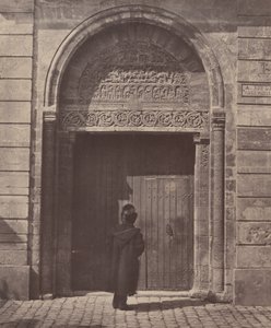Het portaal van Sint Ursinus in Bourges, rue du Vieux Poirier