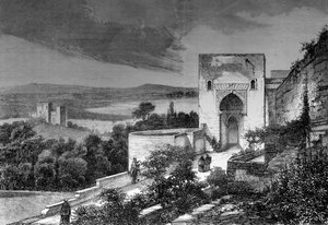 De Mezquita, Córdoba, Spanje, 1849 door Bisson and Cottard