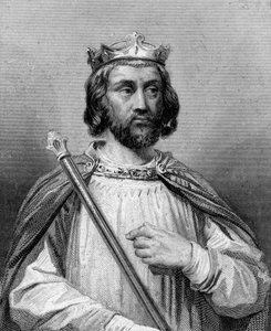Koning Clotaire III van de Franken, 19e eeuw door Blanchard
