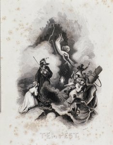 Blanchard gravure voor de eerste akte van William Shakespeare