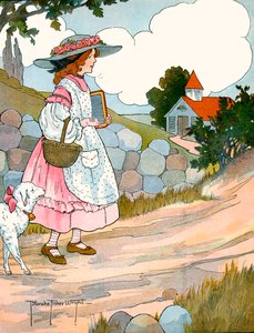 Mary Had een Klein Lammetje, door Blanche Fisher Wright