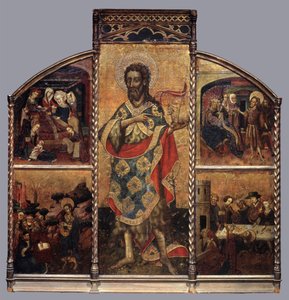 Altaarstuk van Sint Johannes de Doper door Blasco de Granen