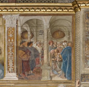 Centrale Schip, Vierde Noordelijke Span, Besnijdenis, Boccaccio Boccaccino 1516-17