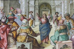 Jezus tussen de Schriftgeleerden door Boccaccio Boccaccino
